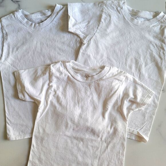 Fruit of the Loom basic white crew tee shirt bundl - Picture 1 of 6